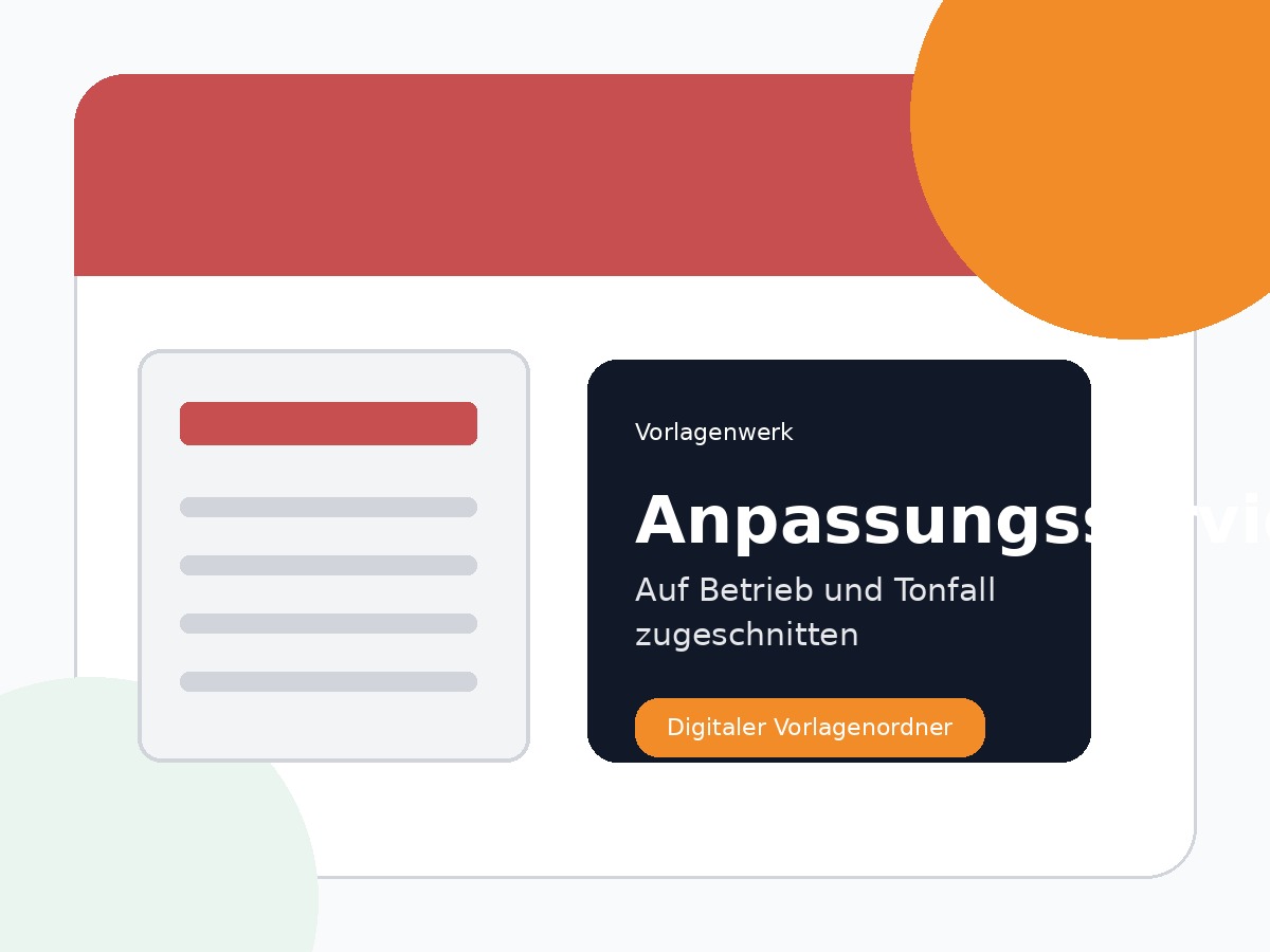 Anpassungsservice